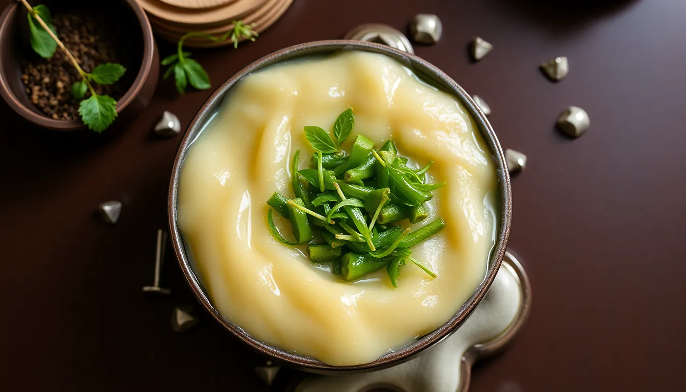 Phở bò nóng hổi với rau thơm và nước dùng trong