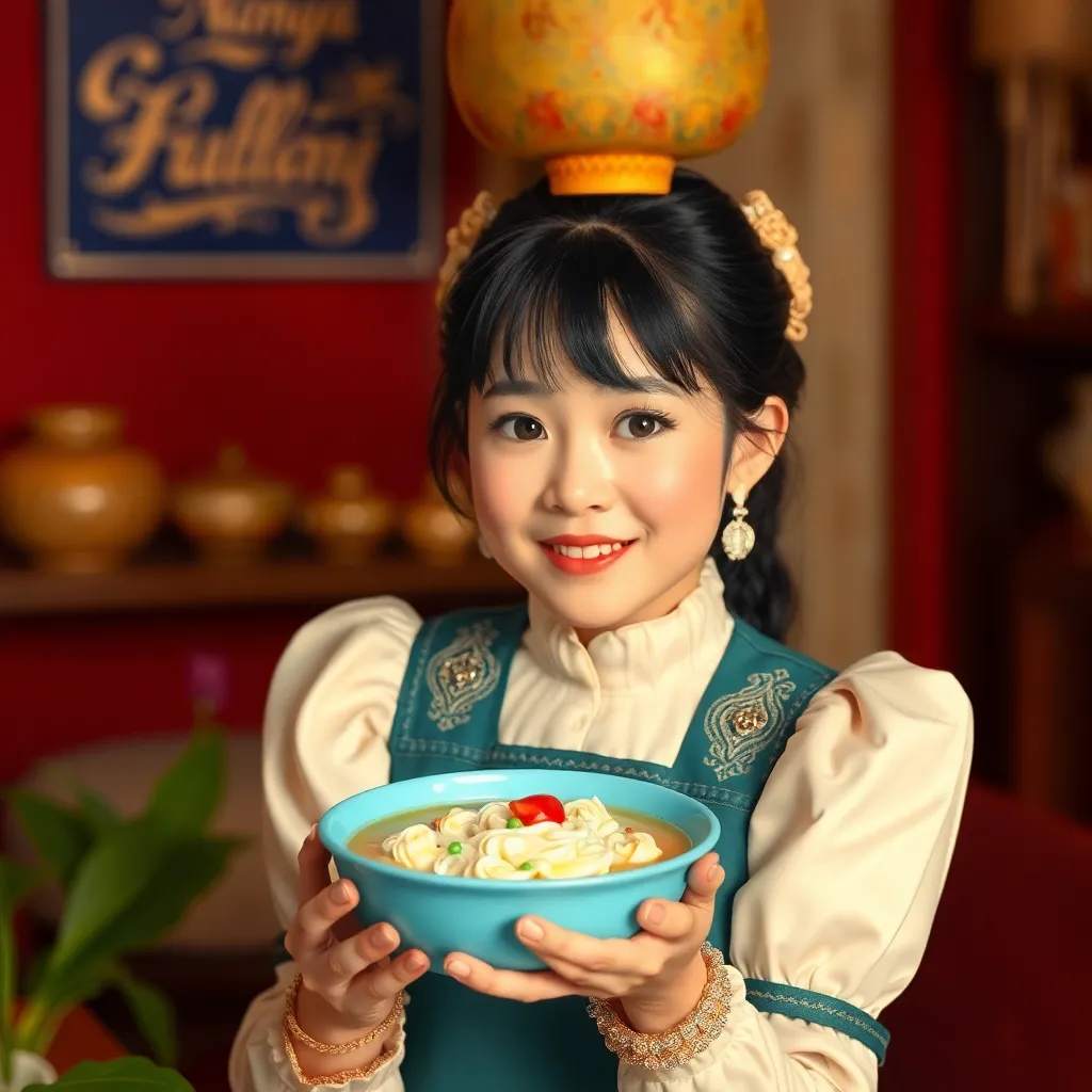 Bát phở nóng hổi với rau thơm